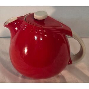 Vintage Hall’s Superior Quality Red Teapot USA Kitchenware